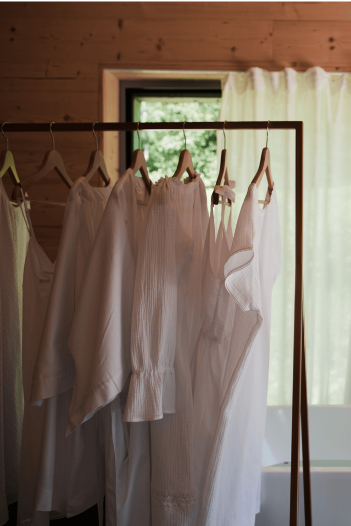 Perfekcyjnie wyprasowane bawełniane ubrania